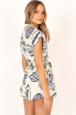 Georgina Tie Waist Romper