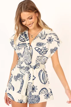 Georgina Tie Waist Romper
