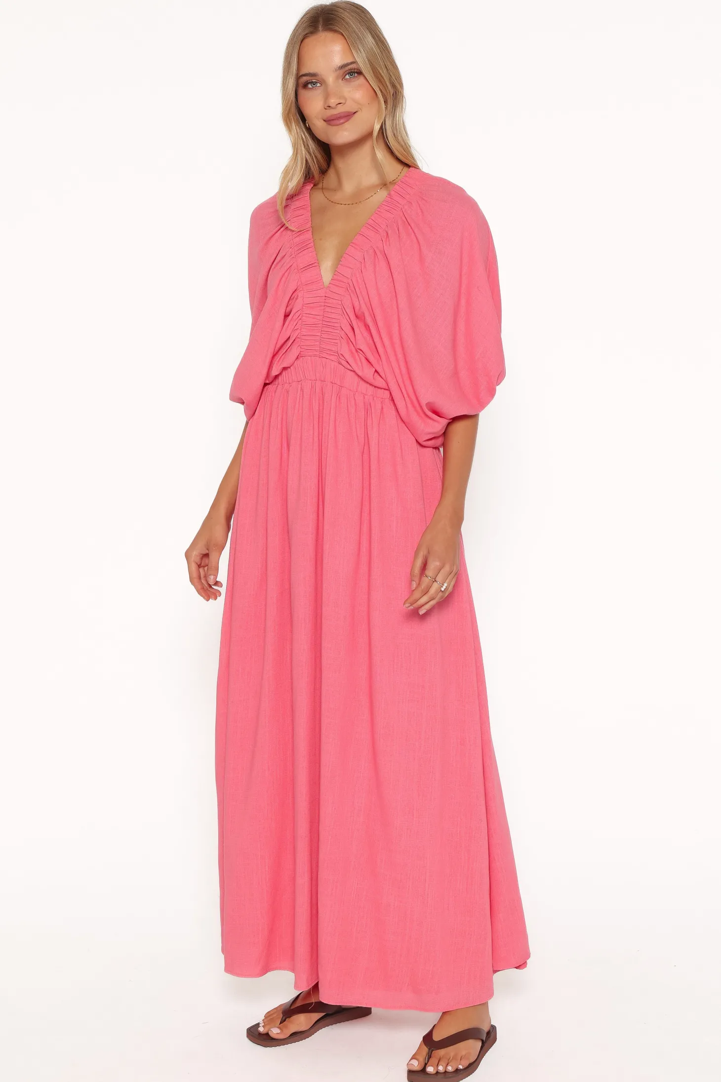 Gianna Puff Sleeve Maxi Dress