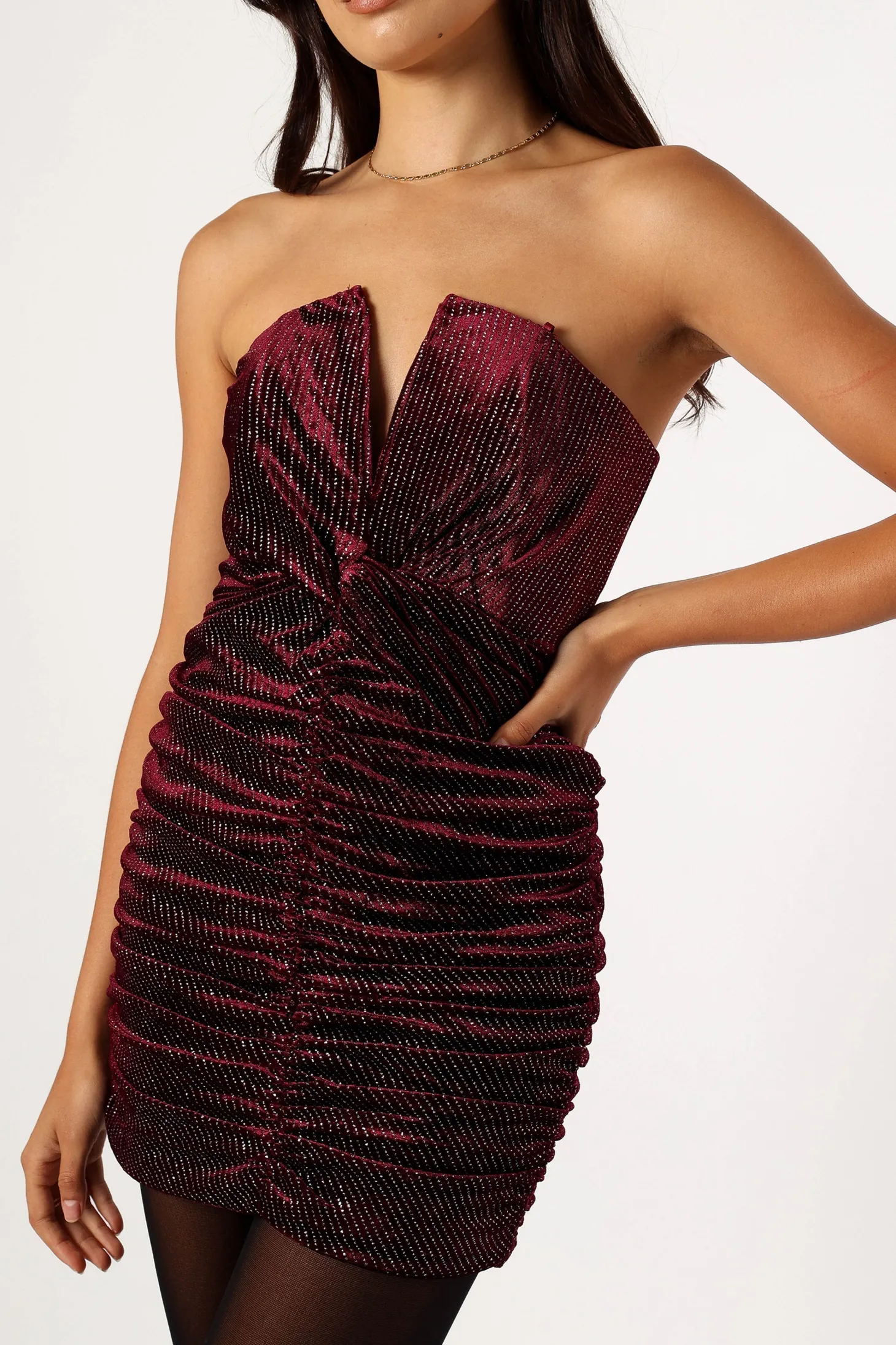 Gilbert Ruched Mini Dress