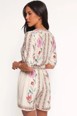 Ginger Tie Waist Romper