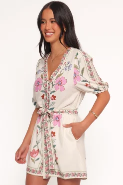 Ginger Tie Waist Romper