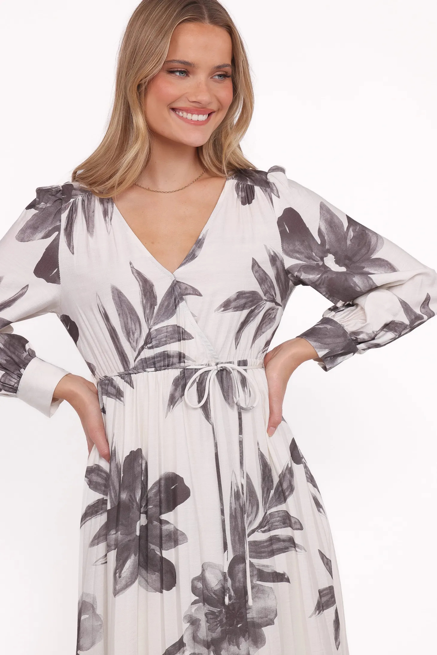 Grainne Long Sleeve Midi Dress