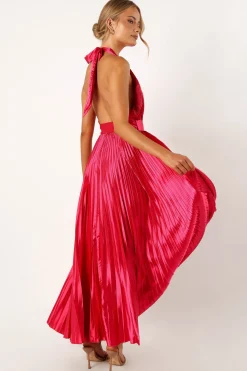 Greta Halterneck Maxi Dress