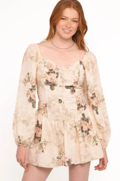 Greta Long Sleeve Romper