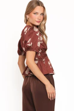 Griffin Peplum Blouse