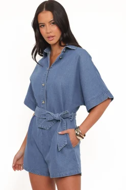 Hailey Denim Romper