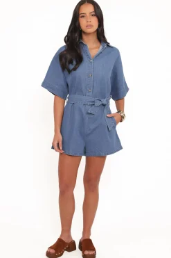 Hailey Denim Romper
