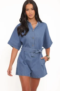 Hailey Denim Romper