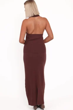 Halley Knit Halter Skirt Set