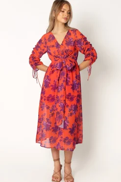 Hallie Midi Floral Dress