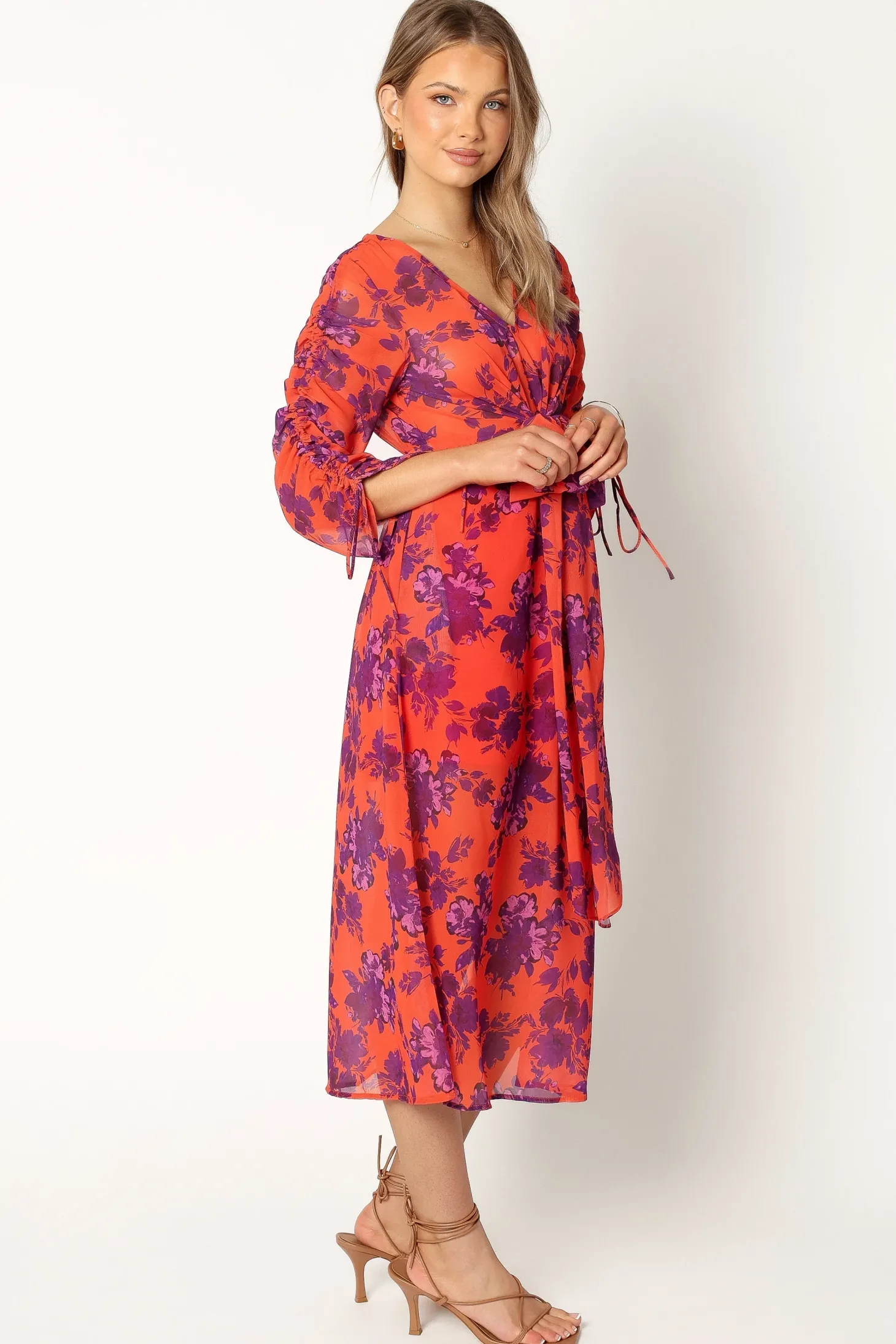 Hallie Midi Floral Dress