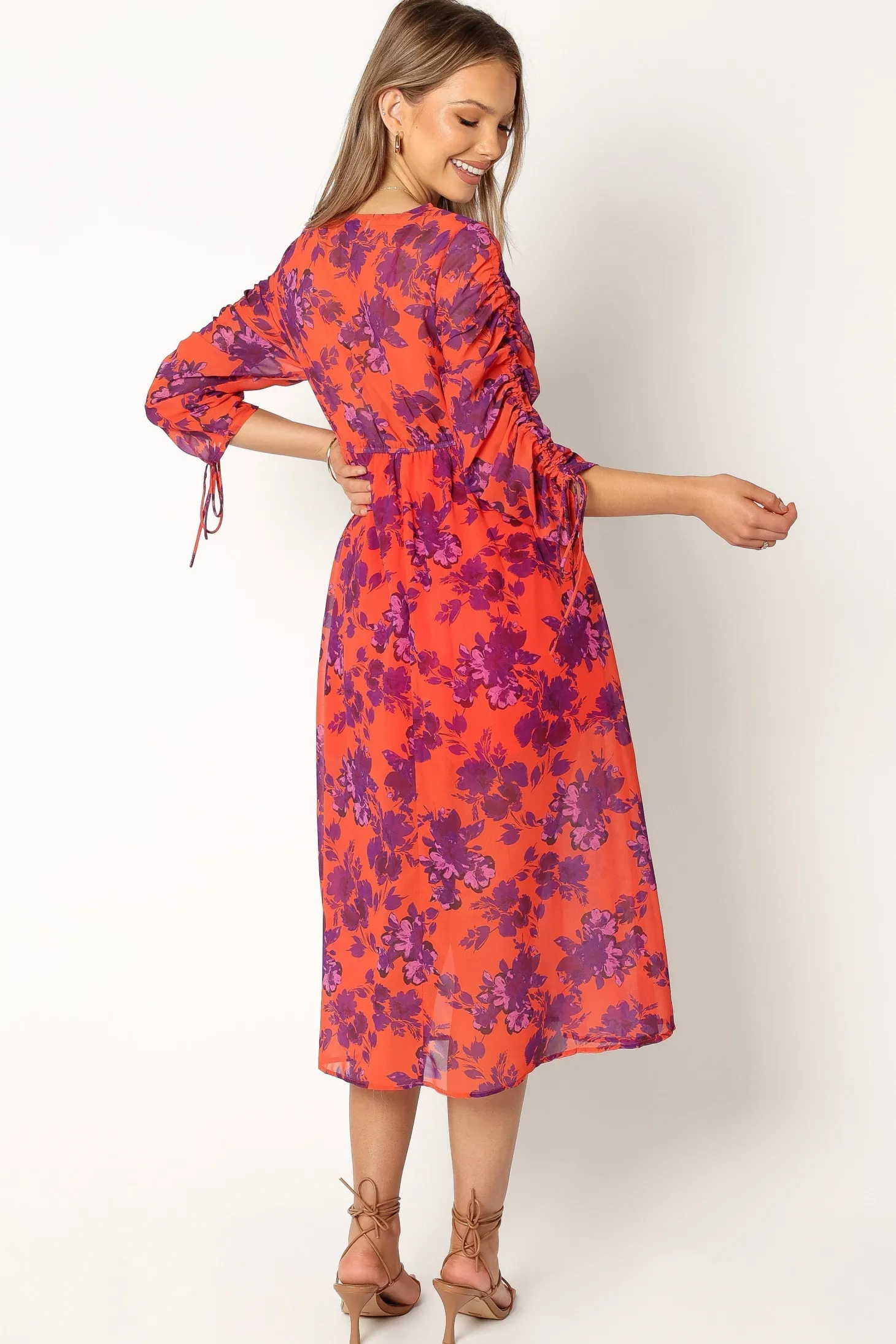 Hallie Midi Floral Dress