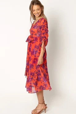 Hallie Midi Floral Dress