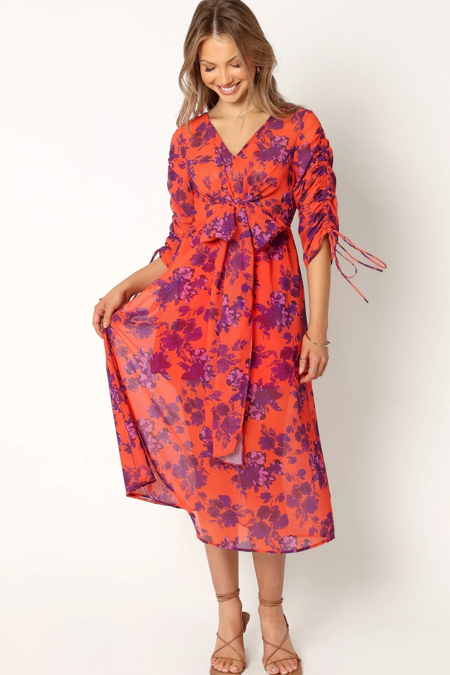 Hallie Midi Floral Dress