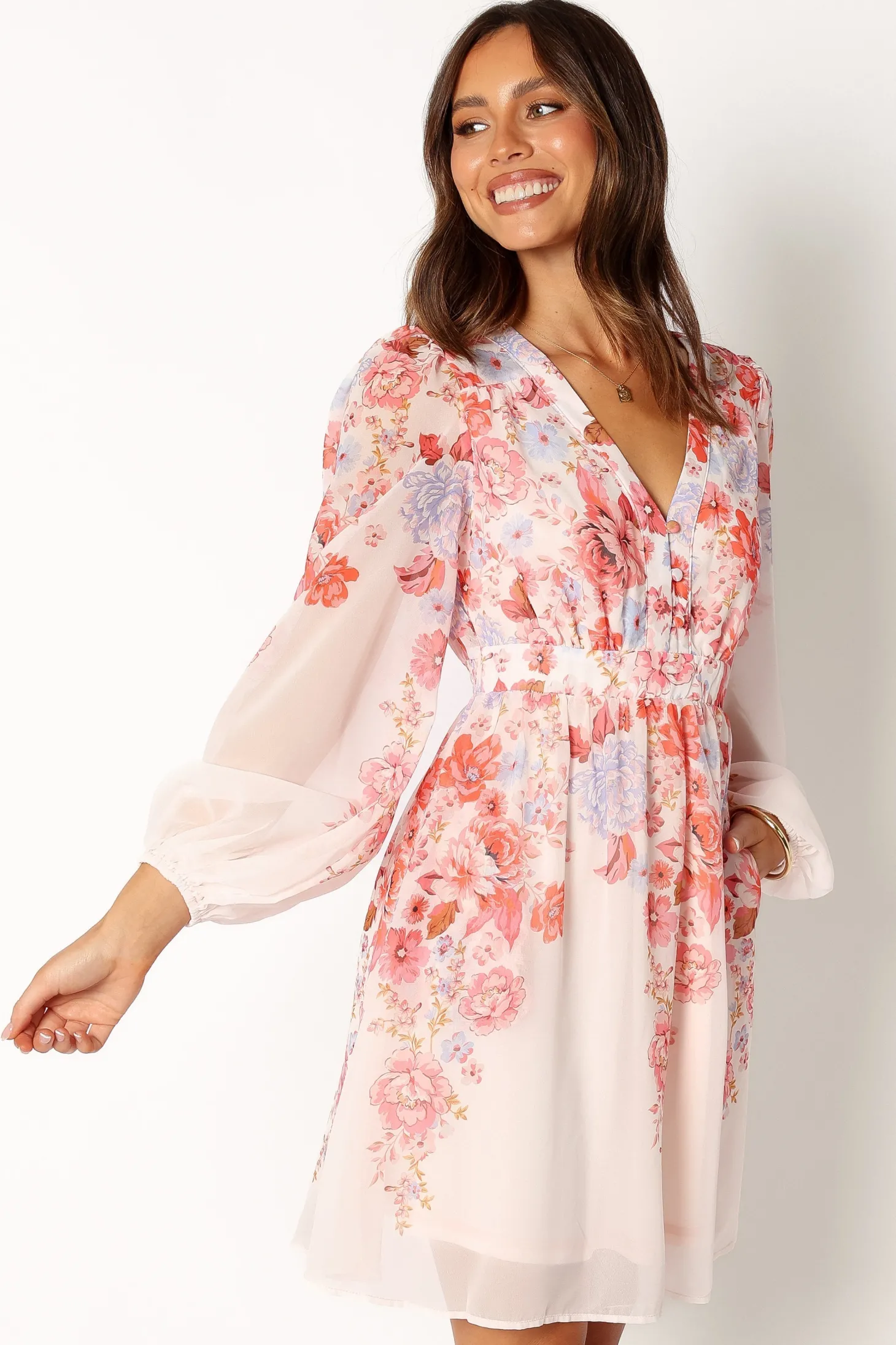 Hattie Long Sleeve Mini Dress