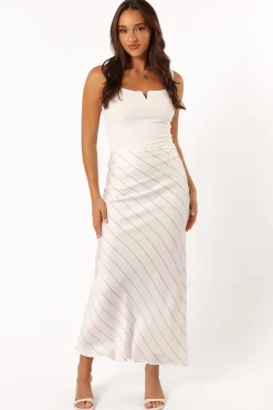 Heidi Stripe Slip Skirt