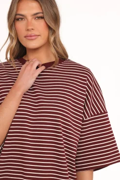 Hellen Stripe Short Set