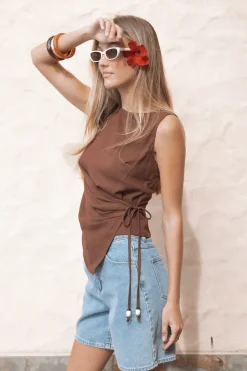 Heloise Side Tie Top