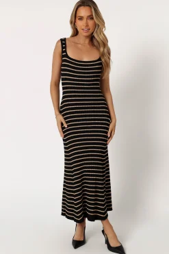 Henry Striped Midi Dress