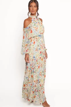 Hilary Pleated Maxi Dress