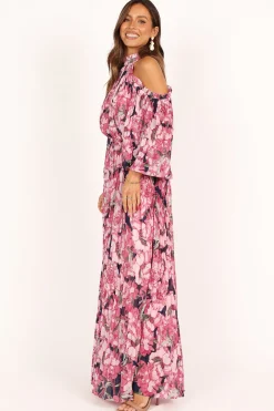 Hilary Pleated Maxi Dress