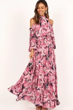 Hilary Pleated Maxi Dress