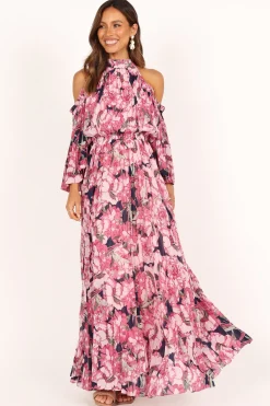 Hilary Pleated Maxi Dress