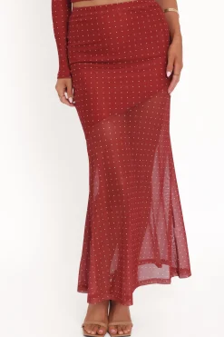 Hollie Mesh Skirt Set
