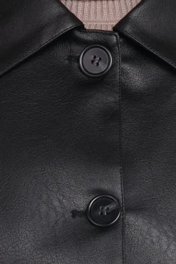 Hope Crop Faux Leather Jacket