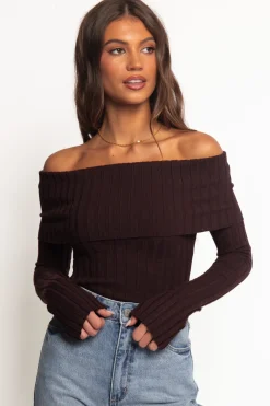 Inora Off Shoulder Knit Top