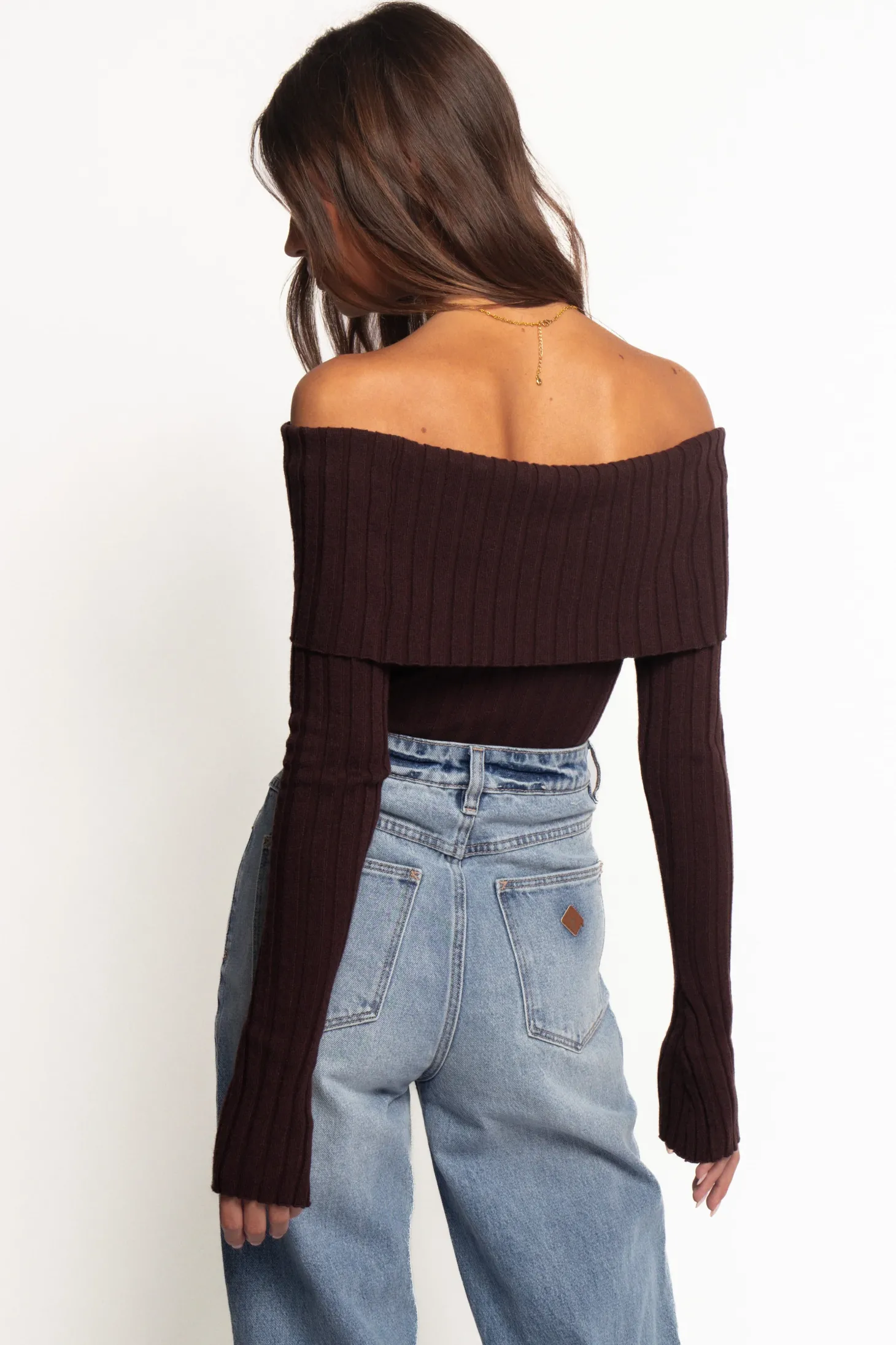 Inora Off Shoulder Knit Top