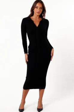 Irene Long Sleeve Midi Dress