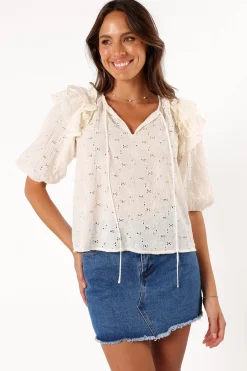 Iris Ruffled Top