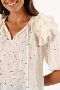 Iris Ruffled Top