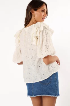 Iris Ruffled Top