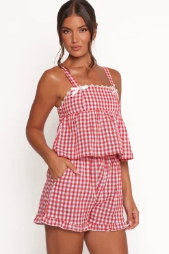 Isidore Gingham Short Set