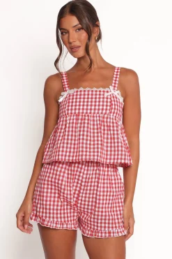 Isidore Gingham Short Set