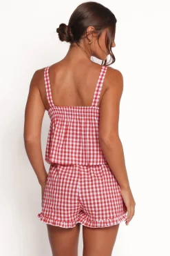 Isidore Gingham Short Set