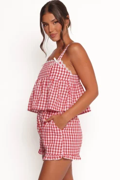 Isidore Gingham Short Set