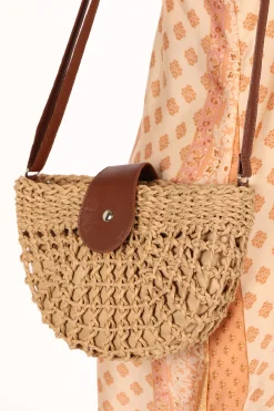 Isle Straw Crossbody Bag