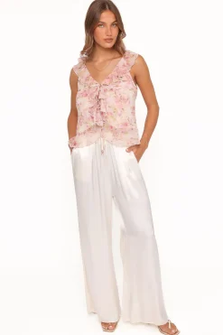 Ismena Tie Front Top
