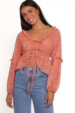 Isolt Tie Front Top