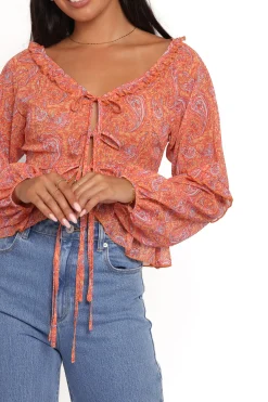 Isolt Tie Front Top