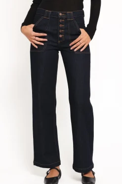 Jacinta Button Down Slim Wide Jean