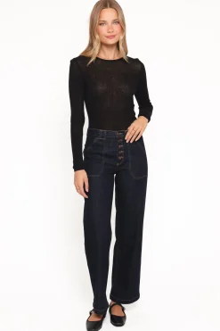 Jacinta Button Down Slim Wide Jean