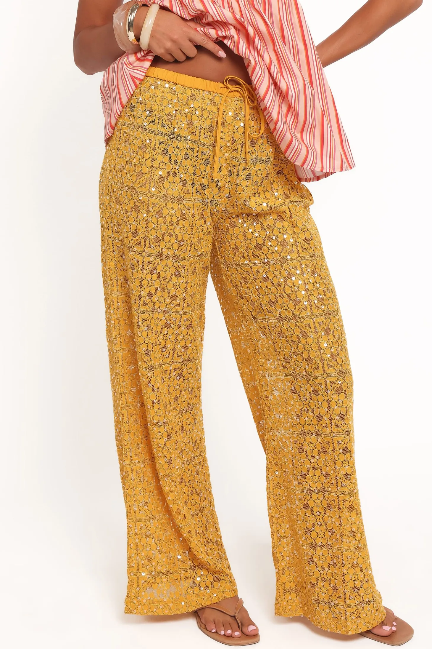 Jacinta Sequin Lace Pant