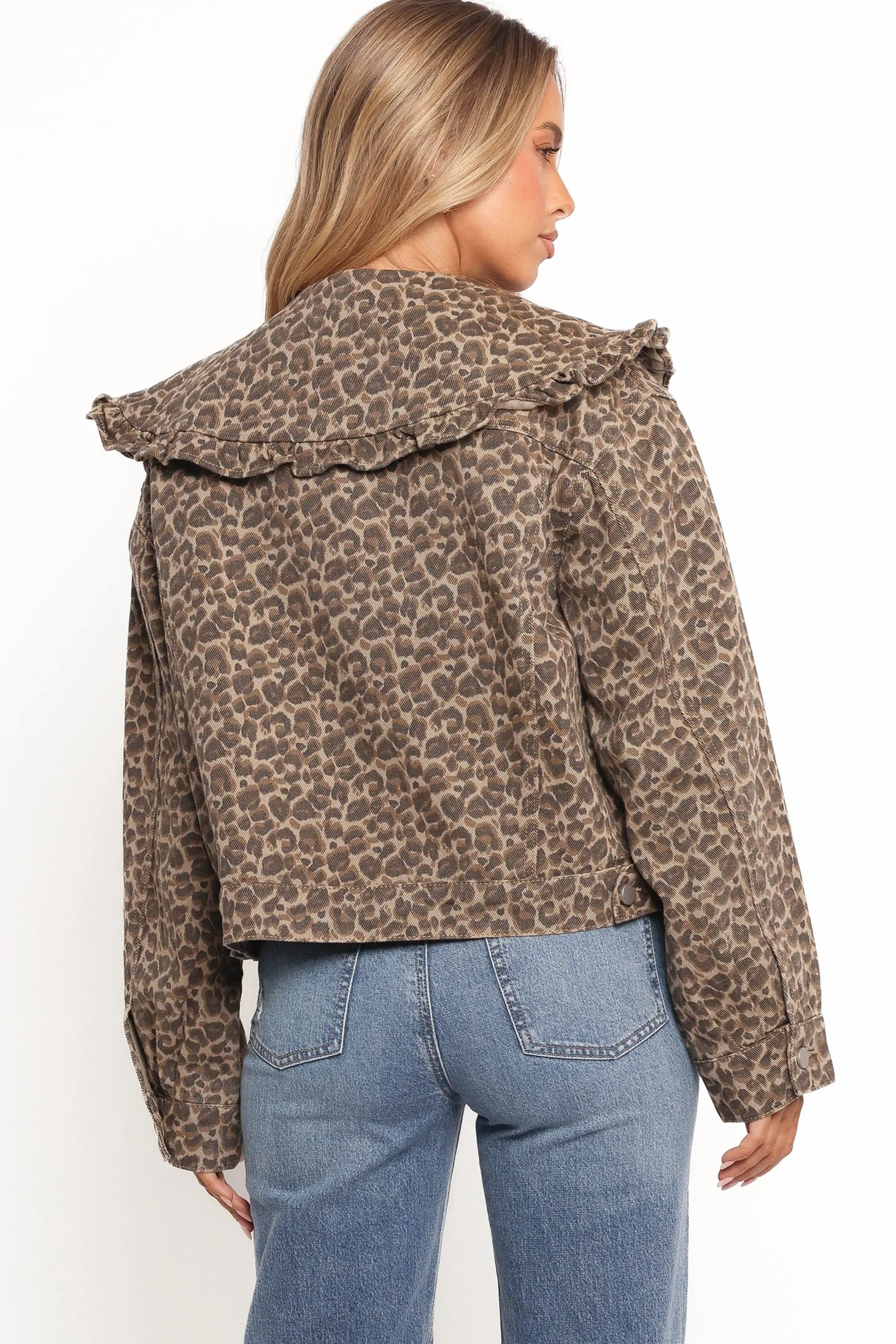Jaelle Leopard Print Jacket