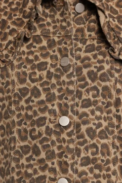 Jaelle Leopard Print Jacket