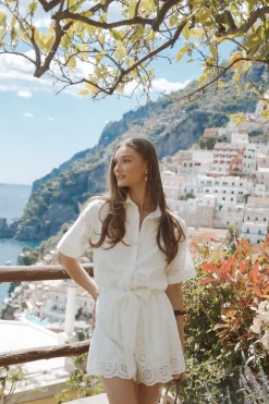 Jamie Tie Front Romper